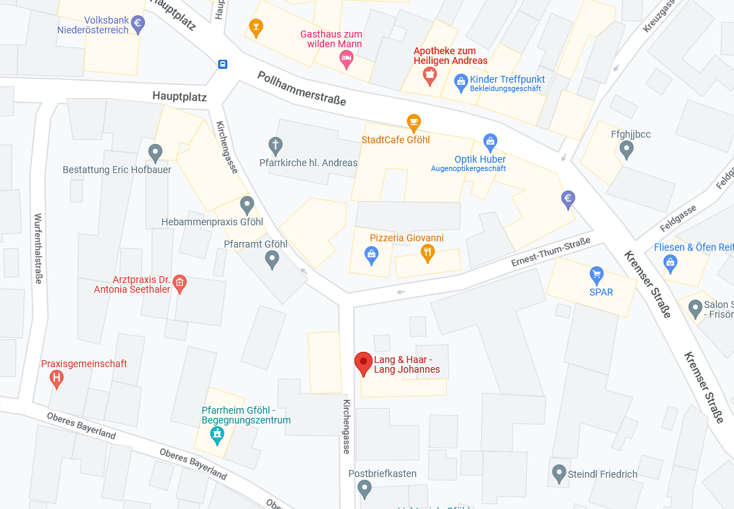 Lageplan von Lang & Haar